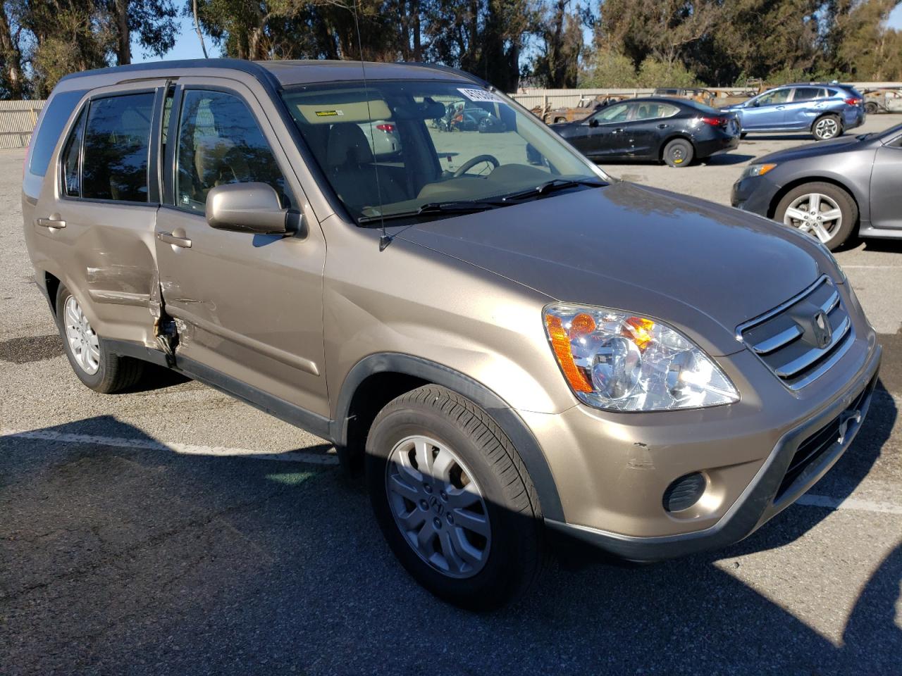 2005 Honda CR-V VIN JHLRD78965C041829 Copart auction photo, side damage thumbnail 4