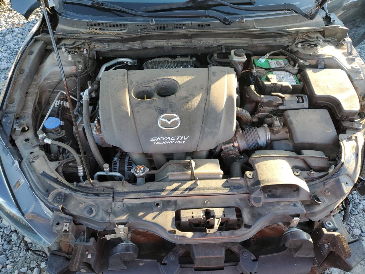 2017 Mazda 3 VIN 3MZBN1U79HM135913 Copart auction photo, front end damage thumbnail 11