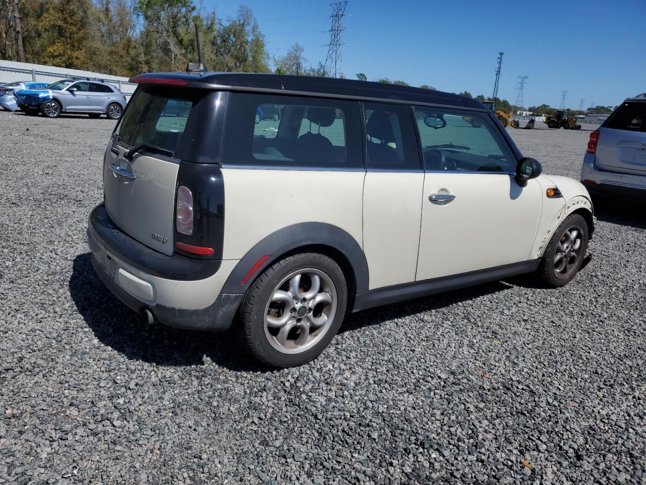 2011 MINI Cooper VIN WMWZF3C53BT188932 Copart auction photo, front end / side damage thumbnail 3