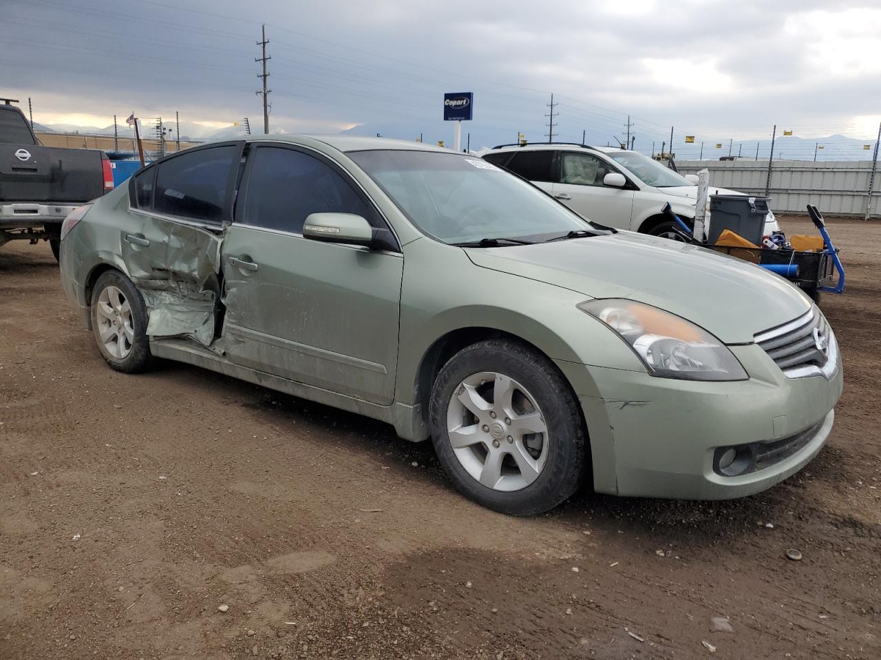 2007 Nissan Altima VIN 1N4BL21E17C203158 Copart auction photo, side / front end damage thumbnail 4
