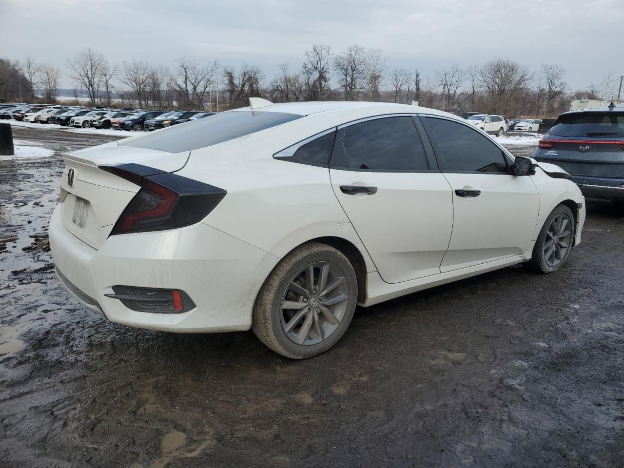 2019 Honda Civic VIN 19XFC1F7XKE203631 Copart auction photo, front end damage thumbnail 3