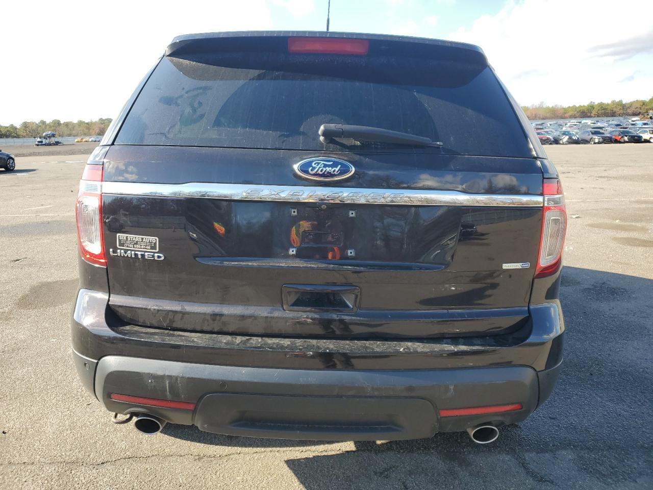 2014 Ford Explorer VIN 1FM5K8F86EGA62945 Copart auction photo, front end / side damage thumbnail 6