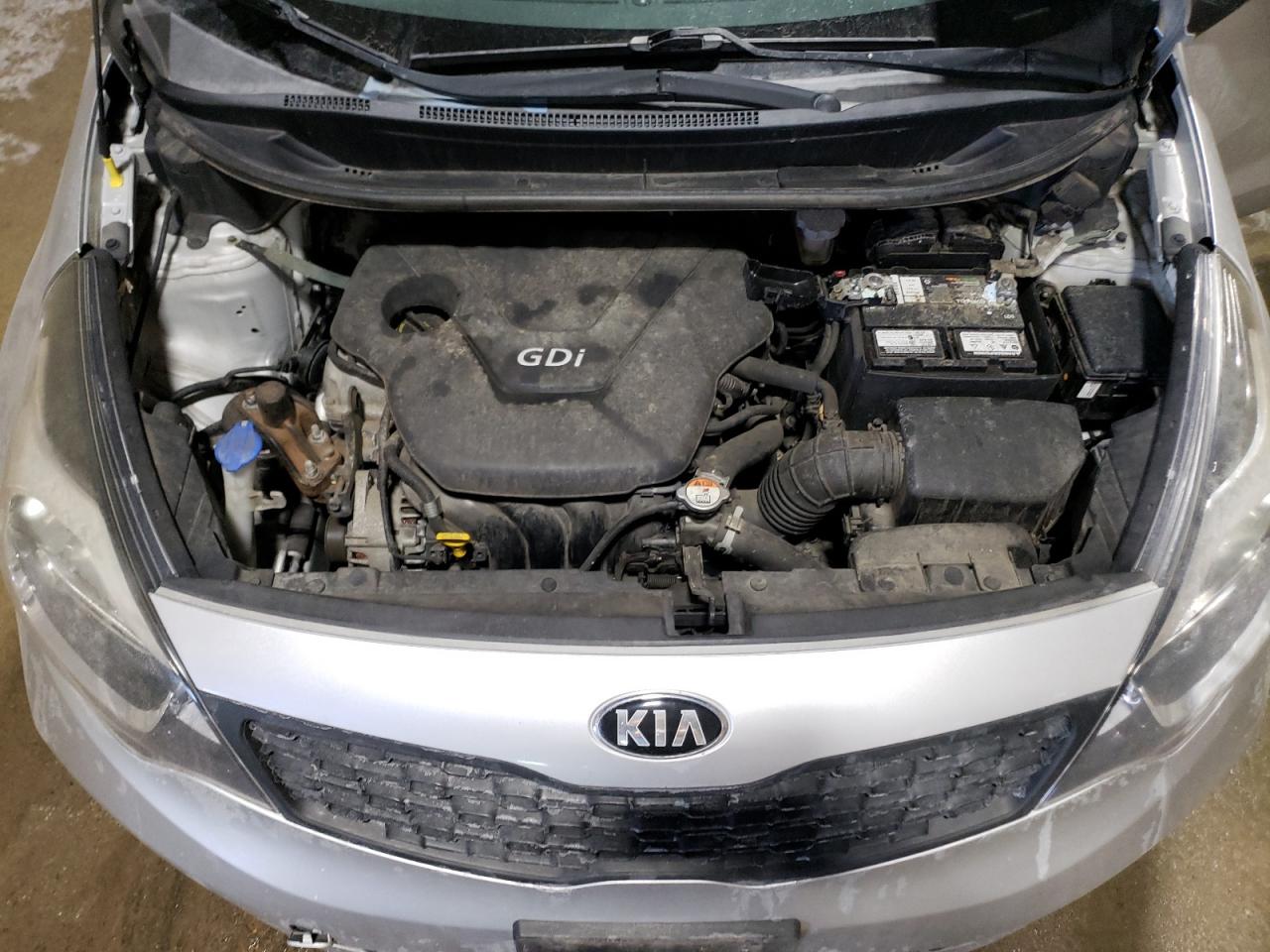 2014 KIA Rio VIN KNADM4A34E6419783 Copart auction photo, vandalism damage thumbnail 11