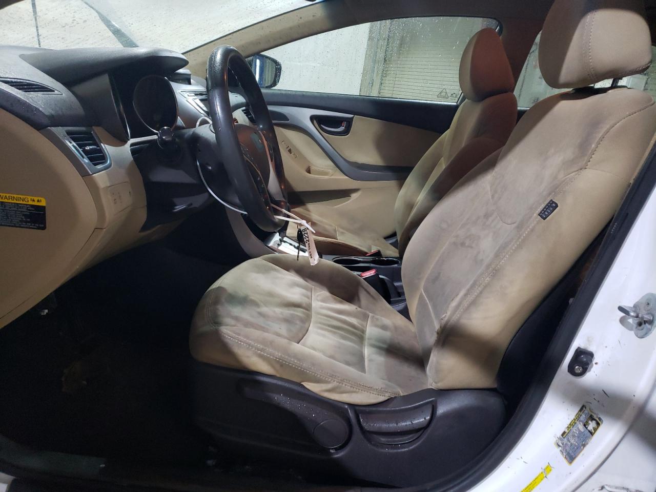 2012 Hyundai Elantra VIN 5NPDH4AE5CH092175 Copart auction photo, front end damage thumbnail 7