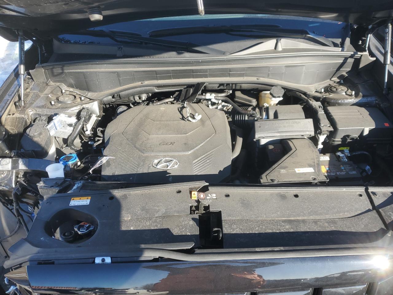 2024 Hyundai Palisade VIN KM8R7DGE9RU736125 Copart auction photo, front end damage thumbnail 12