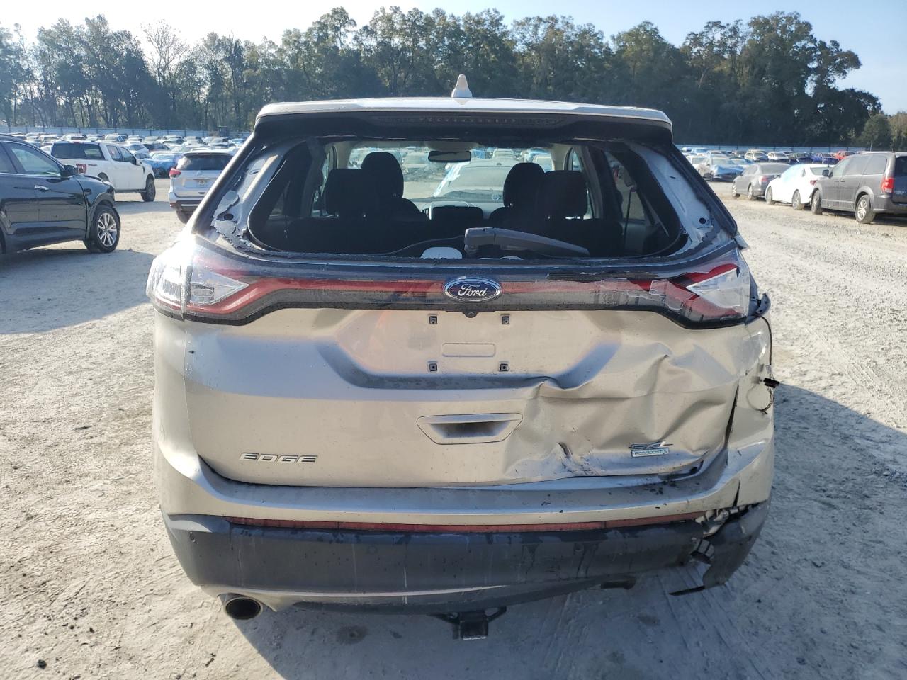 2018 Ford Edge VIN 2FMPK3J95JBB23392 Copart auction photo, rear end / minor dent/scratches damage thumbnail 6