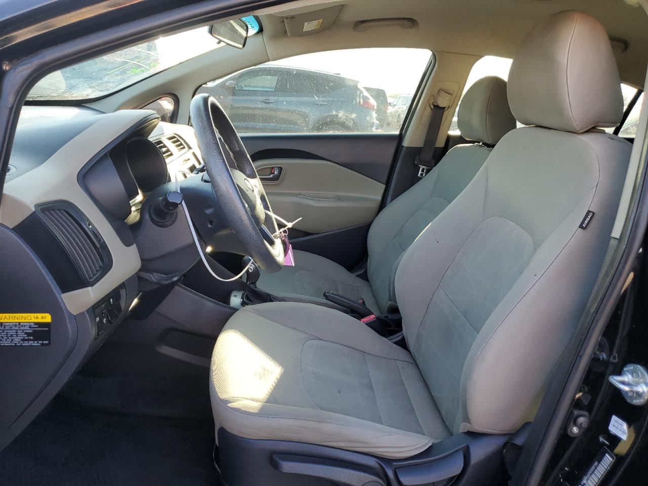 2014 KIA Rio VIN KNADM4A34E6397199 Copart auction photo, front end damage thumbnail 7