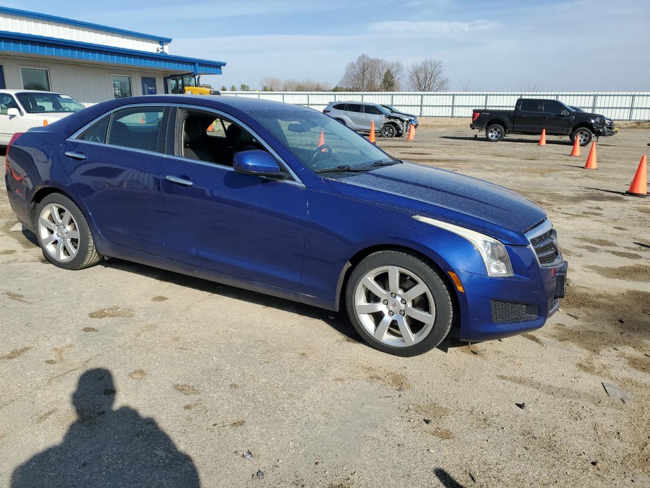 2014 Cadillac ATS VIN 1G6AA5RAXE0100014 Copart auction photo, front end / minor dent/scratches damage thumbnail 4