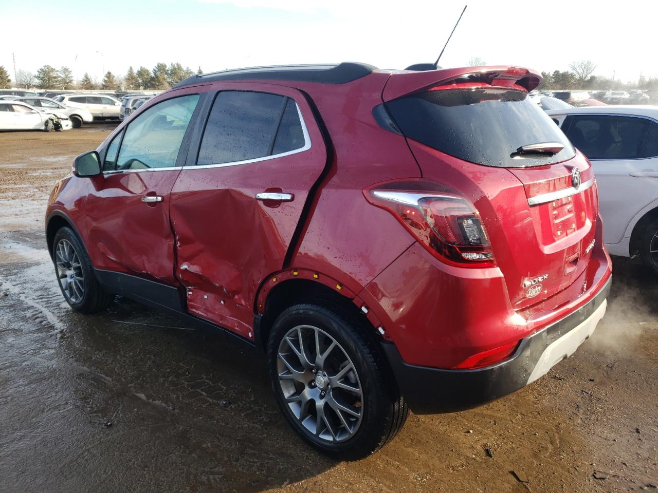 2018 Buick Encore VIN KL4CJ2SB2JB644524 Copart auction photo, side damage thumbnail 2