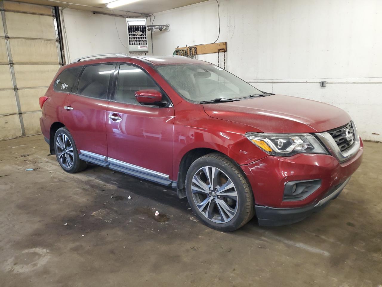 2019 Nissan Pathfinder VIN 5N1DR2MN5KC587835 Copart auction photo, mechanical / front end damage thumbnail 4