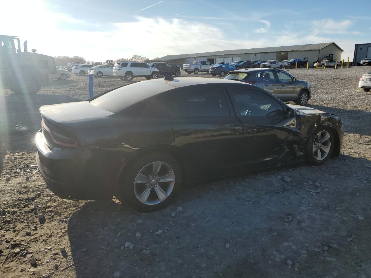 2016 Dodge Charger VIN 2C3CDXHG5GH179836 Copart auction photo, side damage thumbnail 3