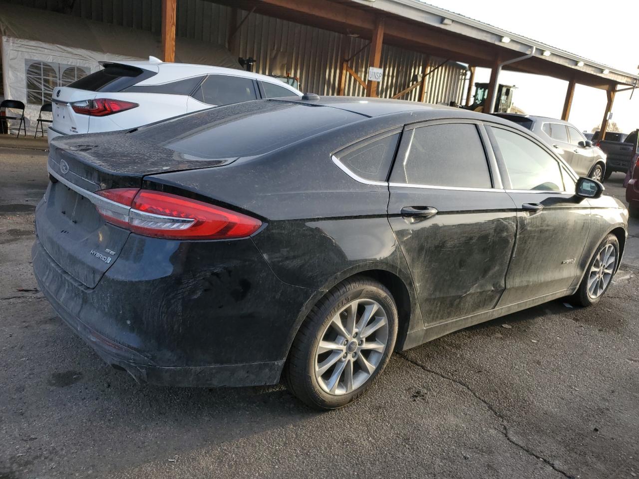 2017 Ford Fusion VIN 3FA6P0LUXHR280001 Copart auction photo, side damage thumbnail 3