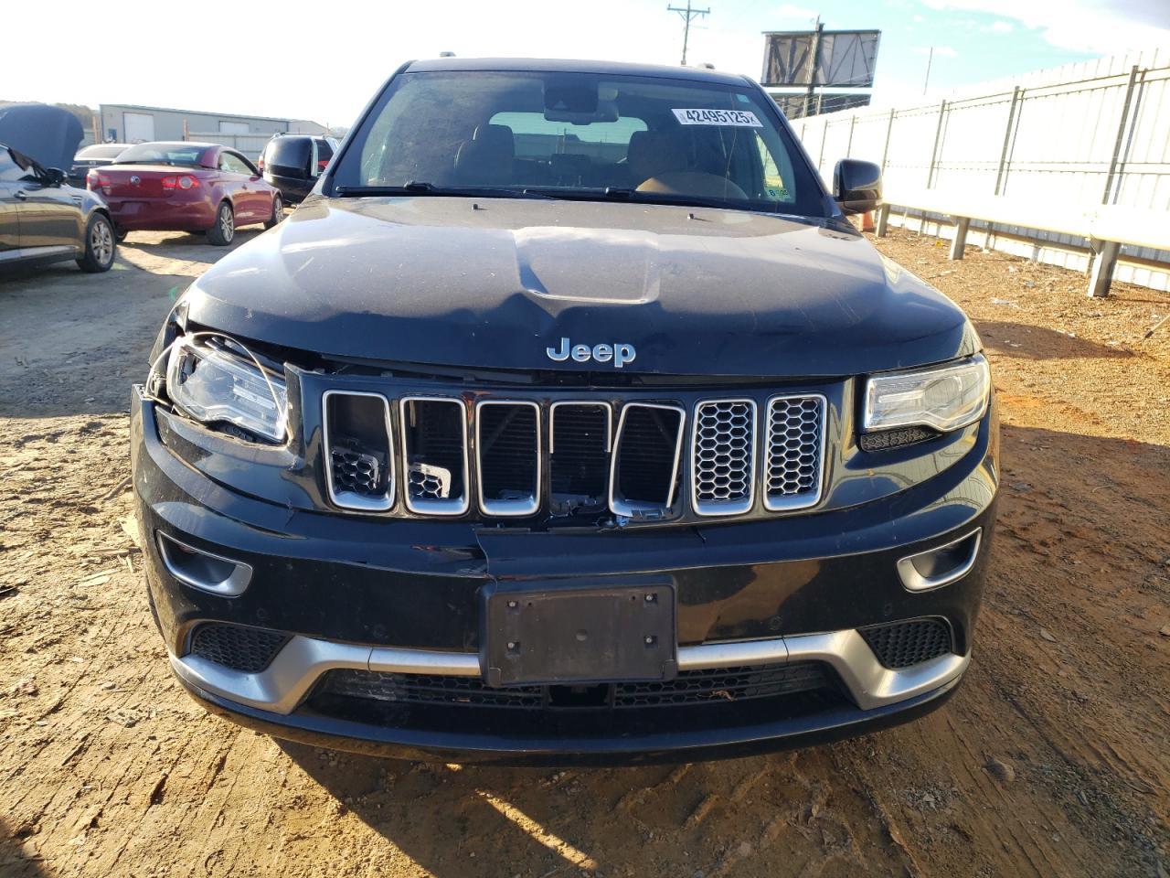 2015 Jeep Grand Cherokee VIN 1C4RJFJT5FC823787 Copart auction photo, front end / undercarriage damage thumbnail 5