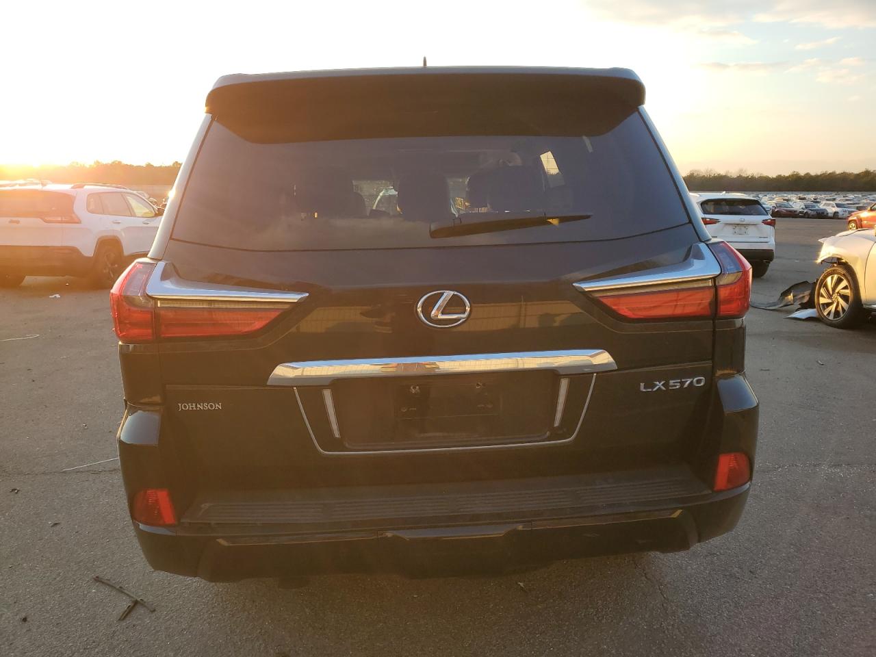2021 Lexus LX VIN JTJDY7AX3M4345758 Copart auction photo, all over damage thumbnail 6