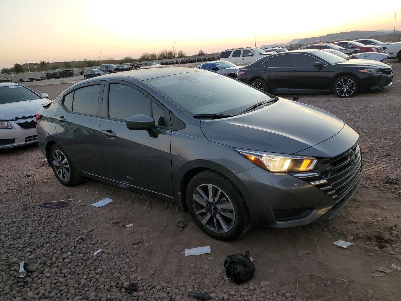2024 Nissan Versa VIN 3N1CN8EV4RL877885 Copart auction photo, rear end / front end damage thumbnail 4