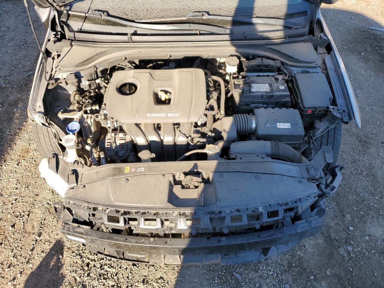 2018 Hyundai Elantra VIN 5NPD84LFXJH288129 Copart auction photo, front end / side damage thumbnail 11