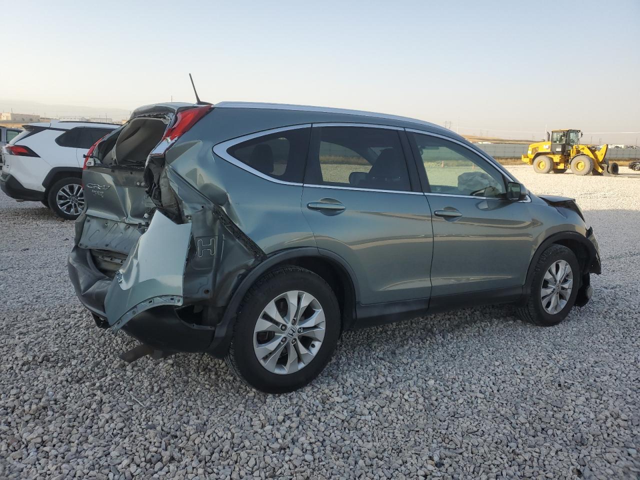 2012 Honda CR-V VIN JHLRM4H74CC008189 Copart auction photo, all over / rear end damage thumbnail 3