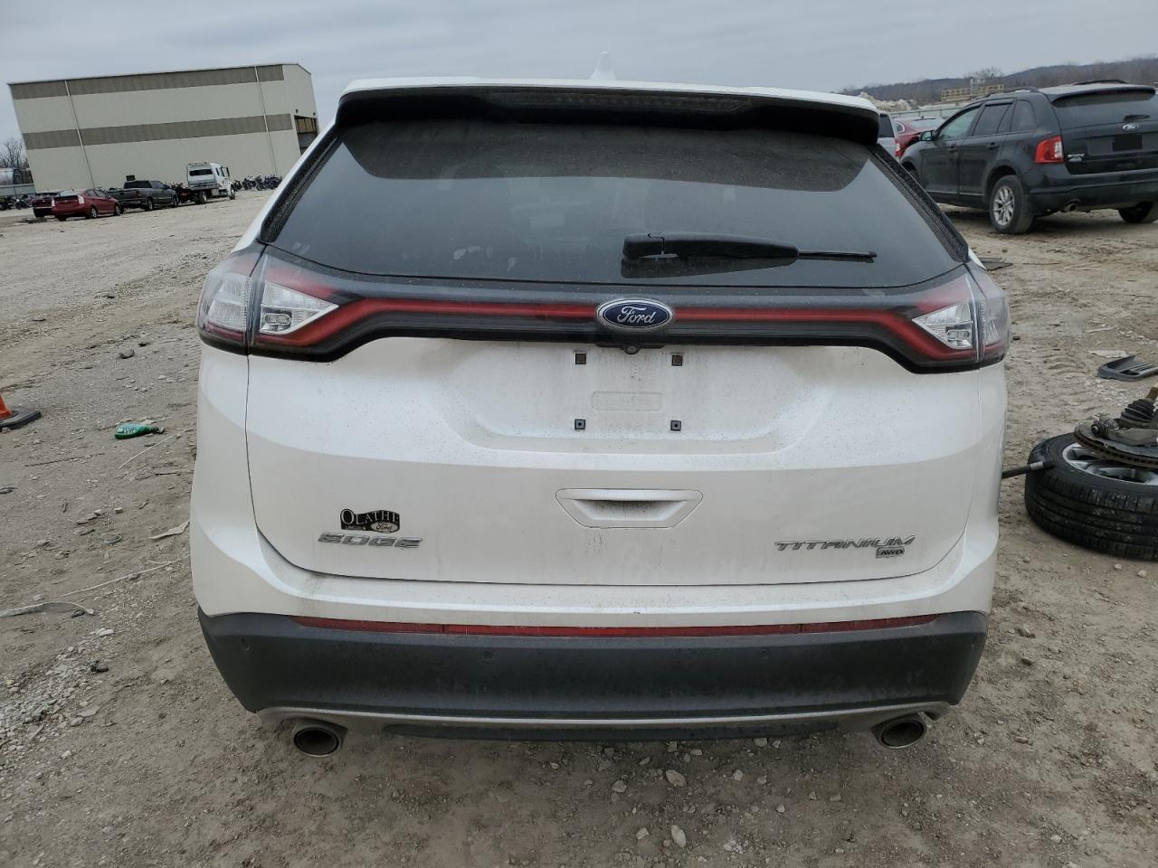 2017 Ford Edge VIN 2FMPK4K87HBC31275 Copart auction photo, front end damage thumbnail 6
