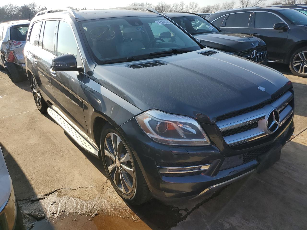 2014 Mercedes-Benz GL-klasse VIN 4JGDF7CE7EA276947 Copart auction photo, normal wear damage thumbnail 4