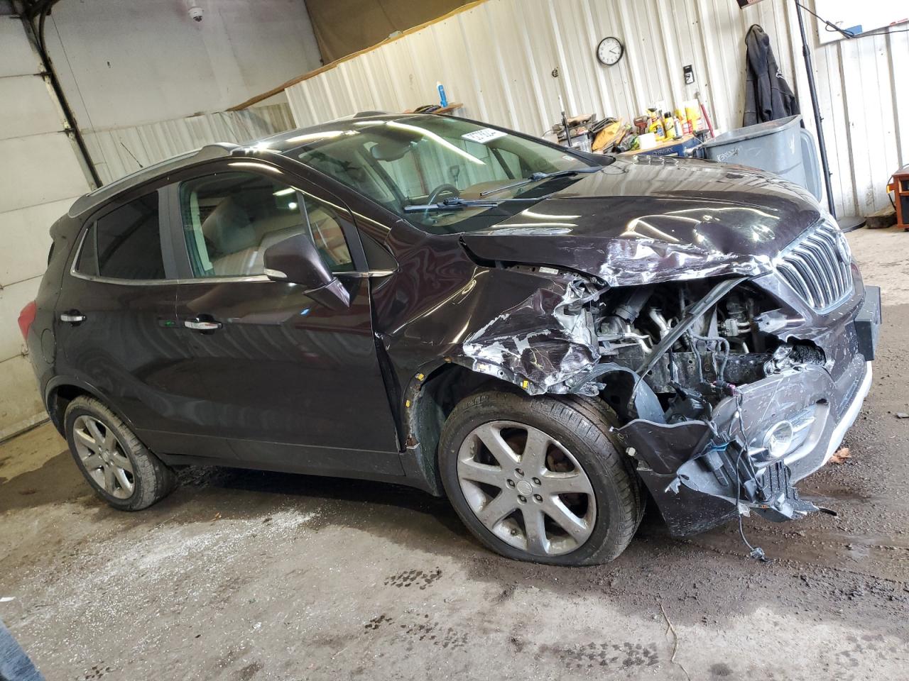 2014 Buick Encore VIN KL4CJGSB8EB734831 Copart auction photo, front end / minor dent/scratches damage thumbnail 4