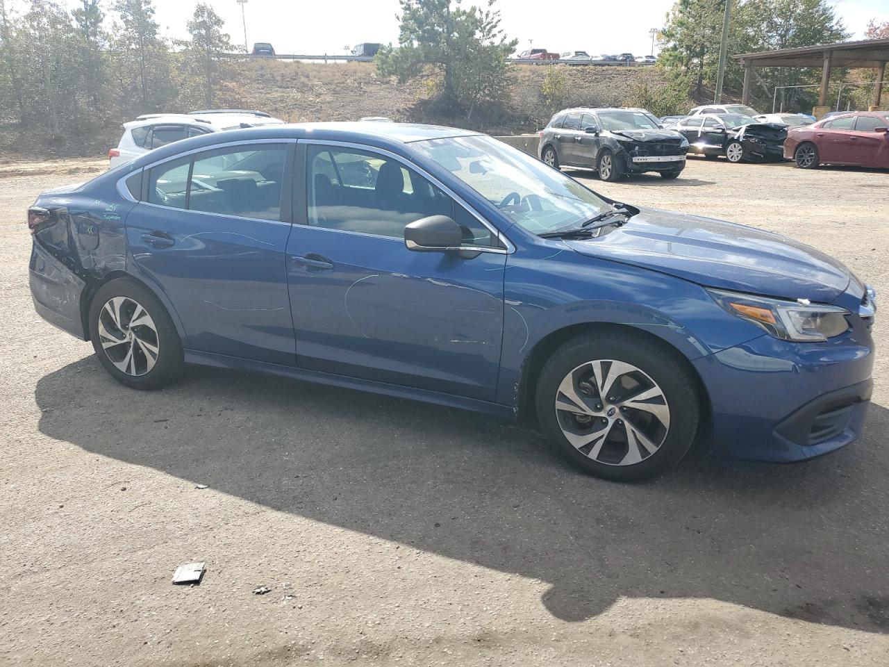 2022 Subaru Legacy VIN 4S3BWAB6XN3006652 Copart auction photo, side damage thumbnail 4