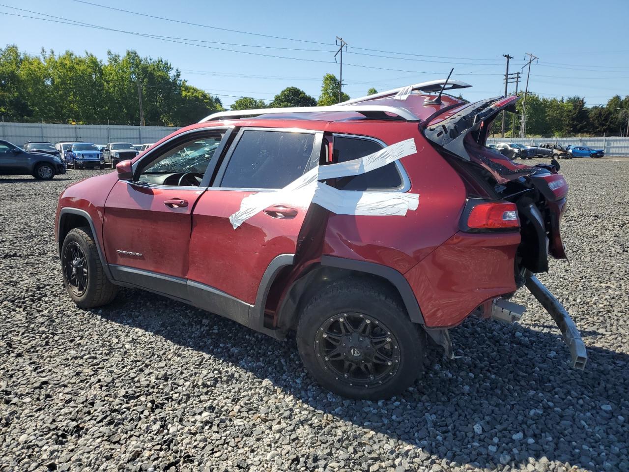 2015 Jeep Grand Cherokee VIN 1C4PJMCS1FW545811 Copart auction photo, all over damage thumbnail 2