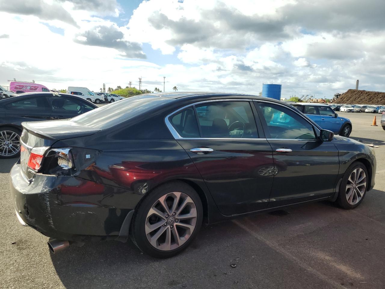 2013 Honda Accord VIN 1HGCR2F57DA169290 Copart auction photo, rear end damage thumbnail 3