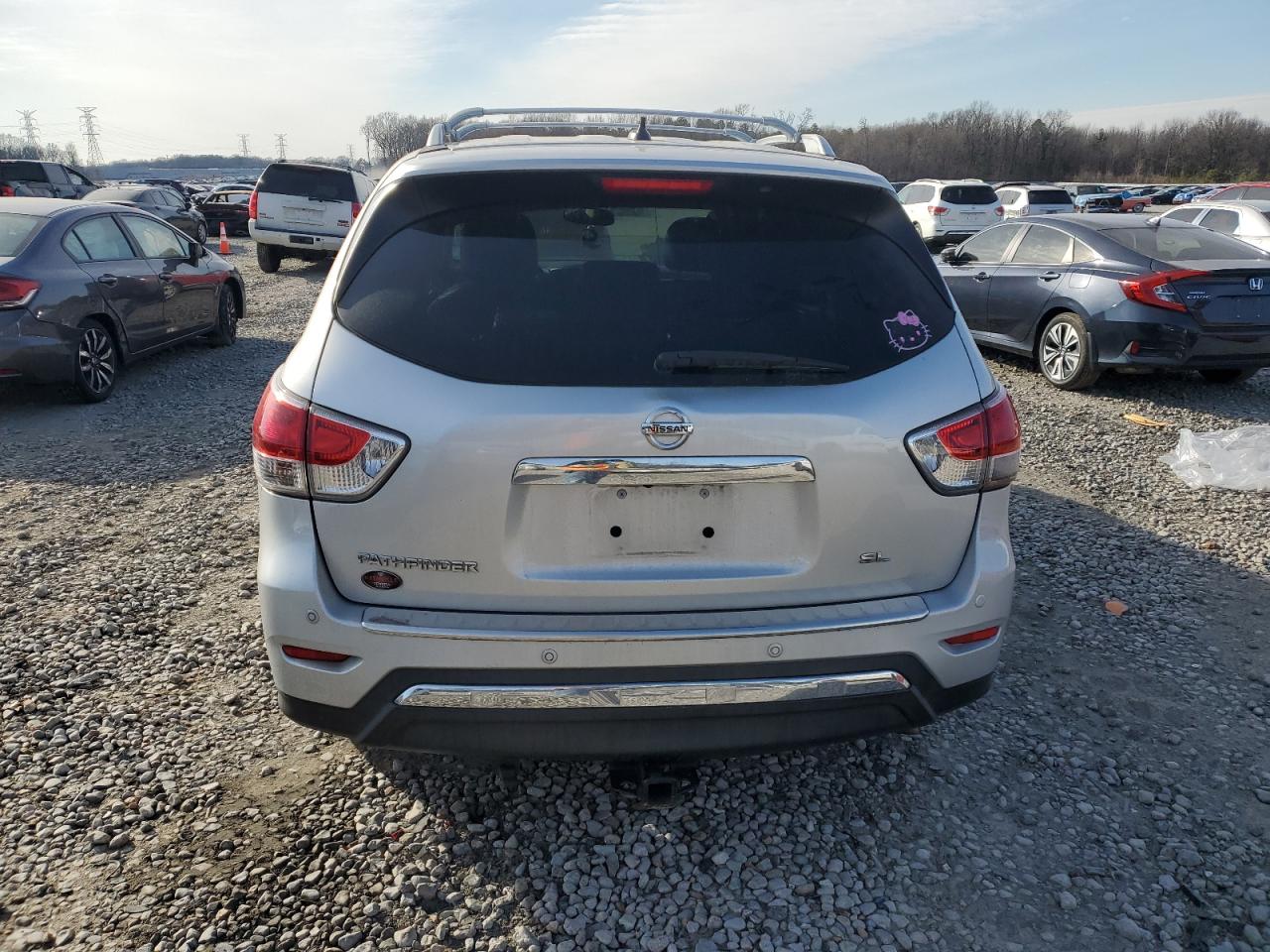 2014 Nissan Pathfinder VIN 5N1AR2MN7EC643703 Copart auction photo, front end damage thumbnail 6