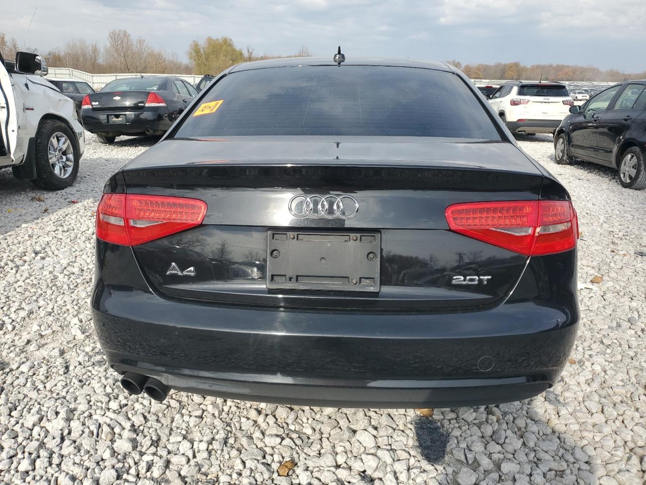 2013 Audi A4 VIN WAUAFAFLXDA044708 Copart auction photo, front end damage thumbnail 6