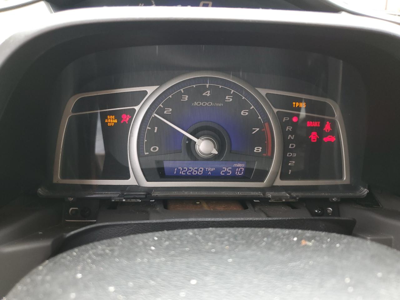 2010 Honda Civic VIN 2HGFA1F54AH566810 Copart auction photo, front end / rear end damage thumbnail 9