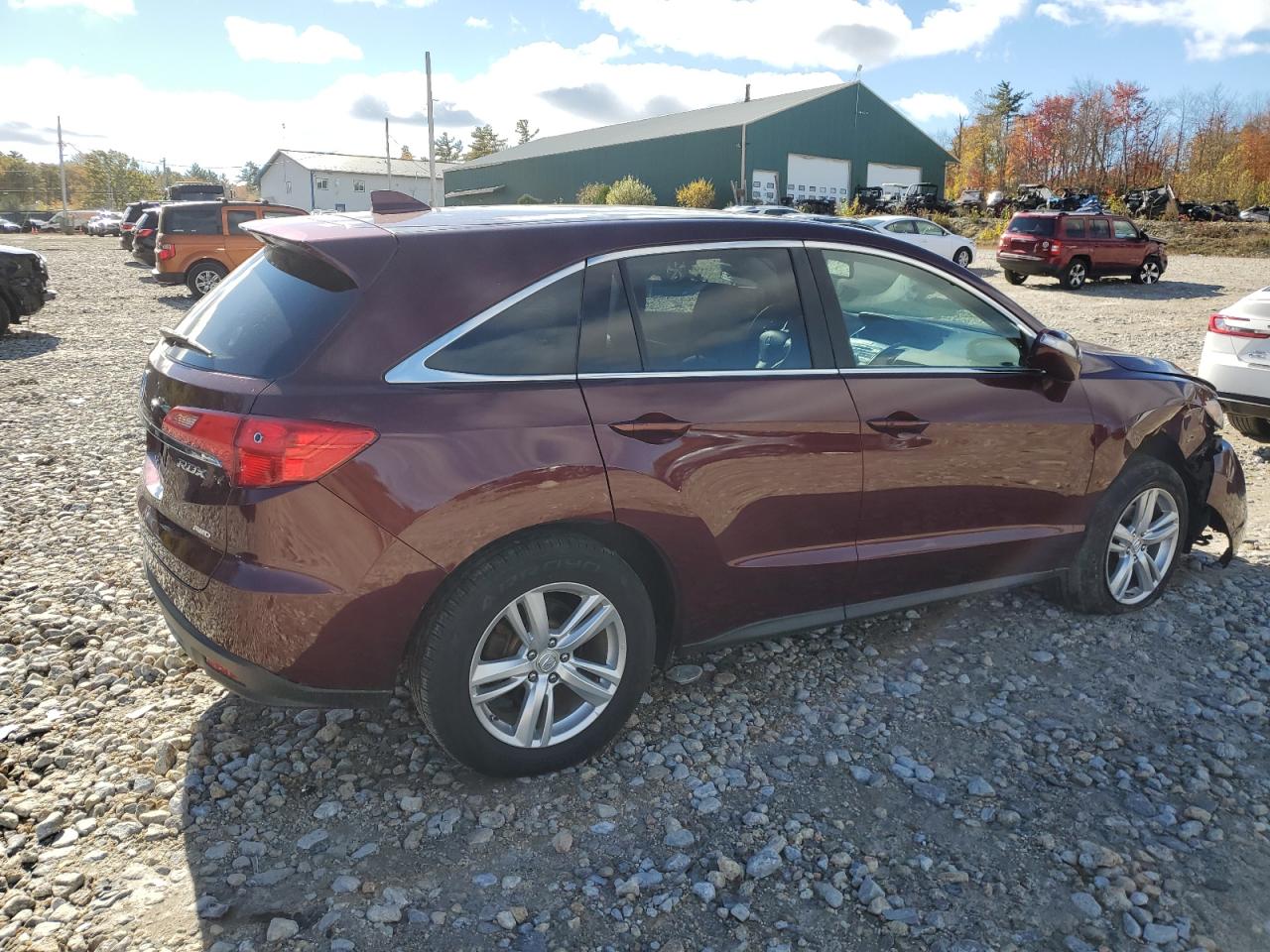 2014 Acura RDX VIN 5J8TB4H58EL019000 Copart auction photo, front end damage thumbnail 3