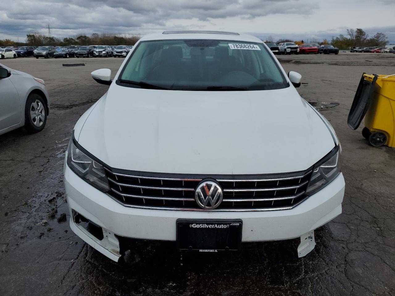 2018 Volkswagen Passat VIN 1VWBA7A35JC000144 Copart auction photo, front end damage thumbnail 5