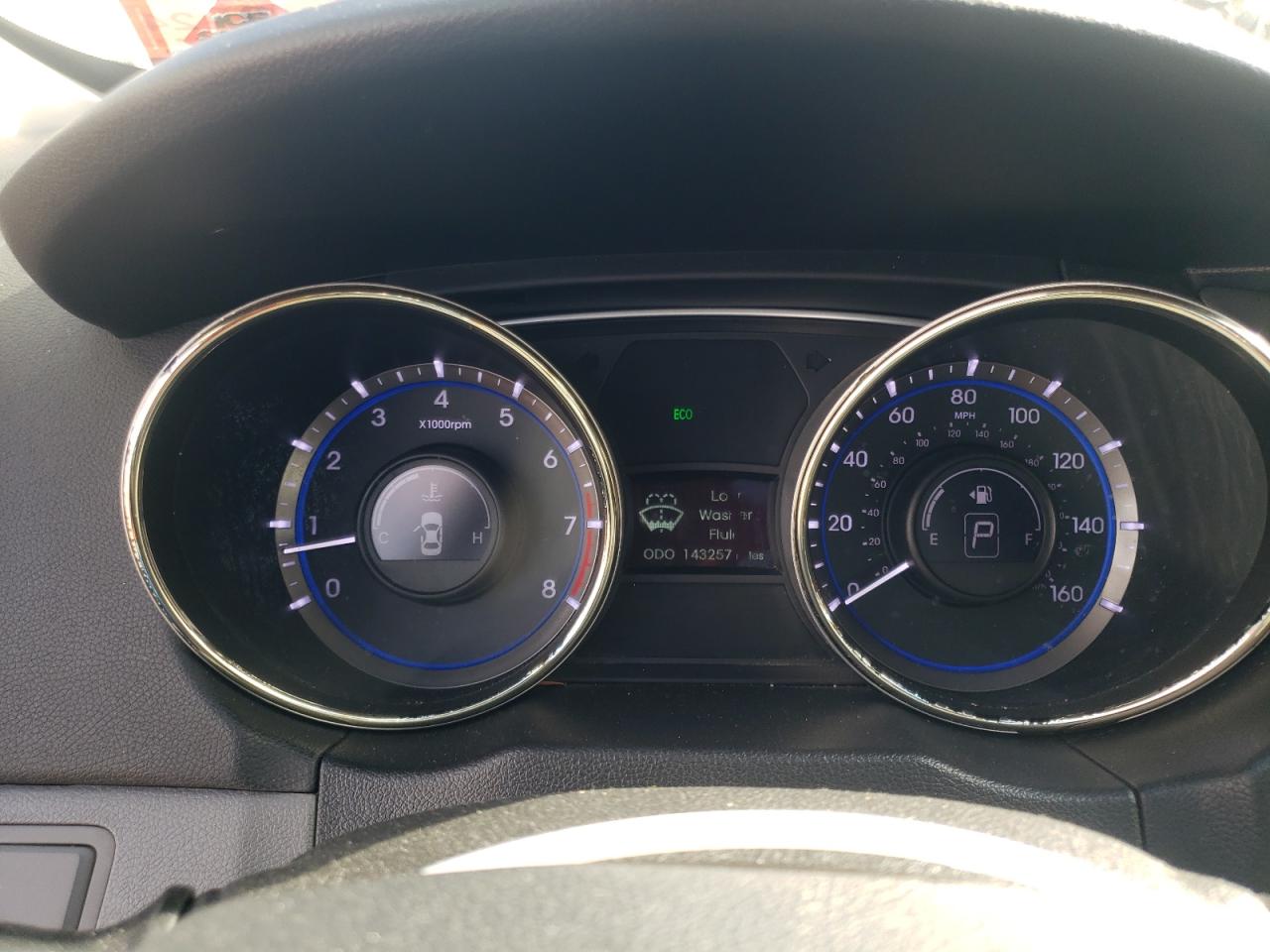 2013 Hyundai Sonata VIN 5NPEB4AC7DH716953 Copart auction photo, side / front end damage thumbnail 9
