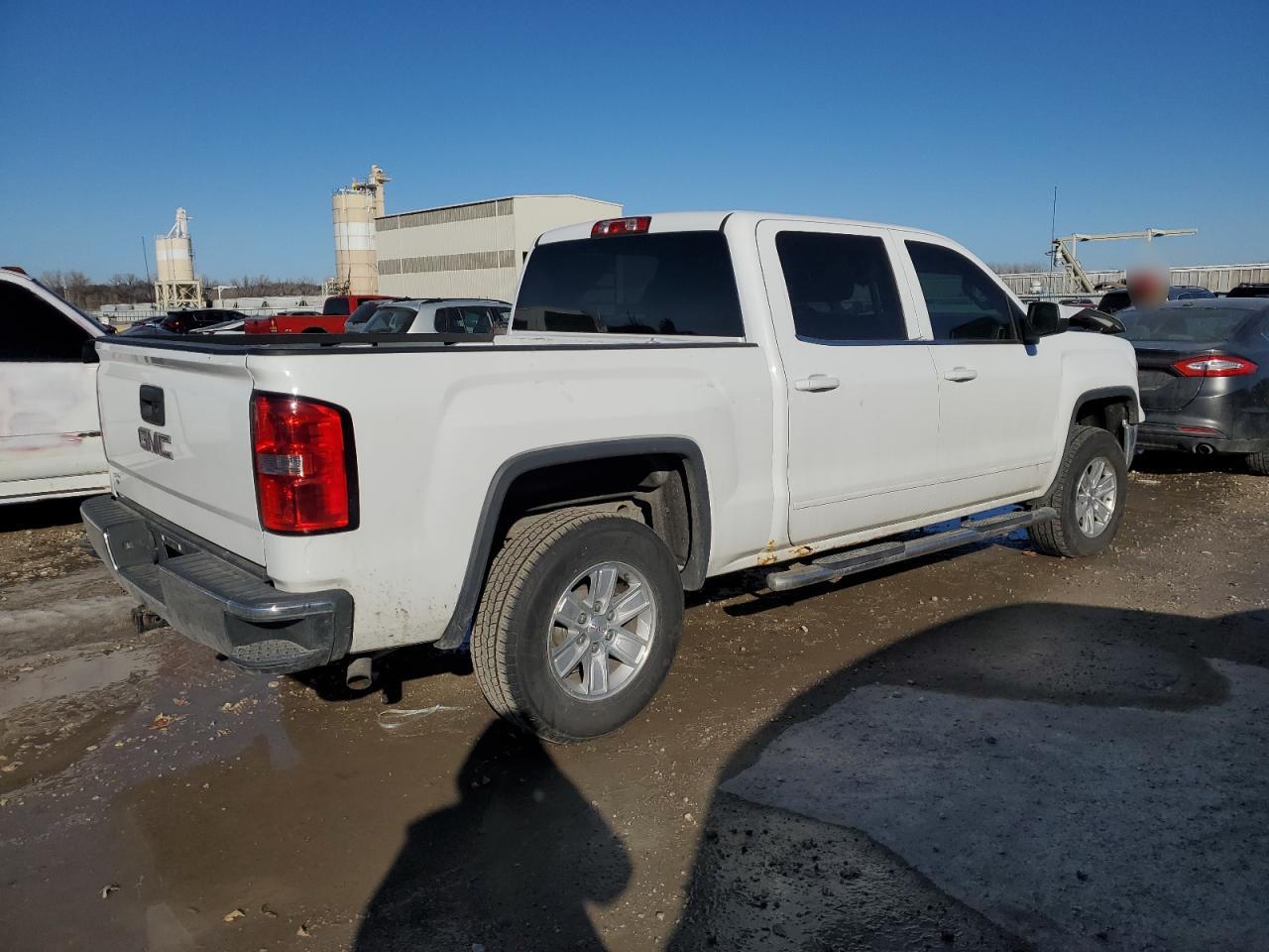 2014 GMC Sierra VIN 3GTU2UEH3EG221547 Copart auction photo, front end damage thumbnail 3
