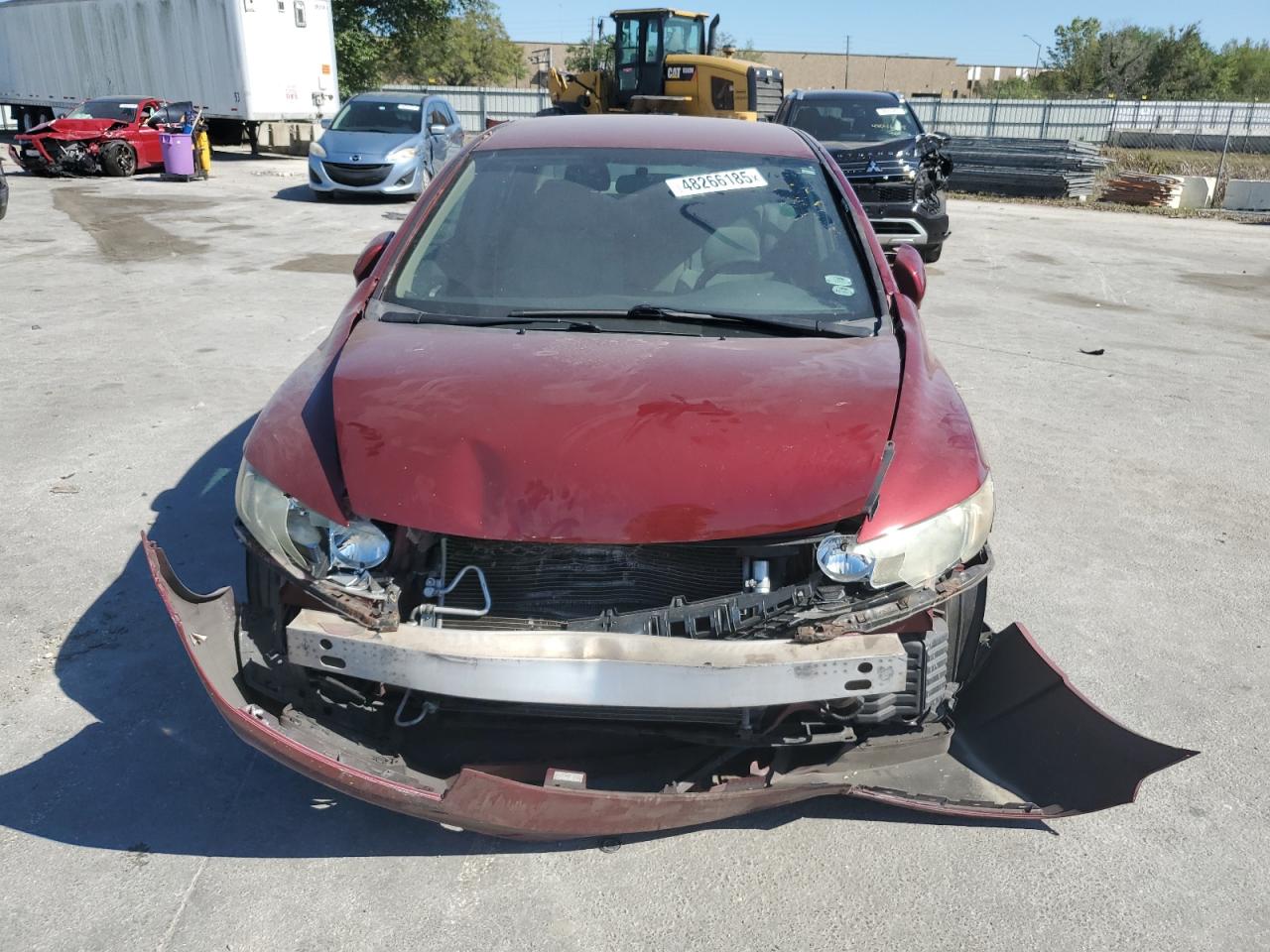 2010 Honda Civic VIN 2HGFA1F57AH548916 Copart auction photo, front end damage thumbnail 5