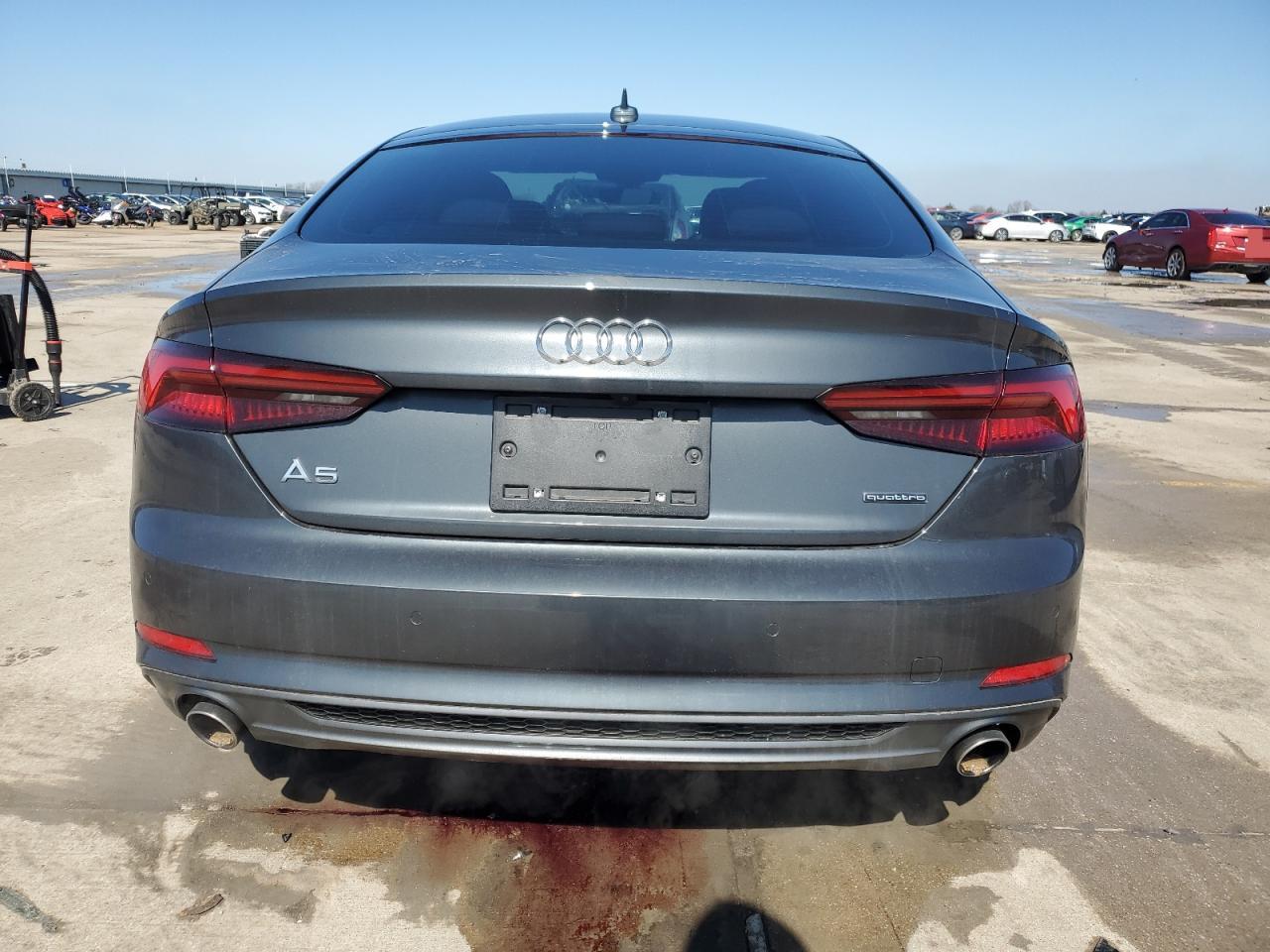 2019 Audi A5 VIN WAUENCF57KA025046 Copart auction photo, minor dent/scratches / hail damage thumbnail 6