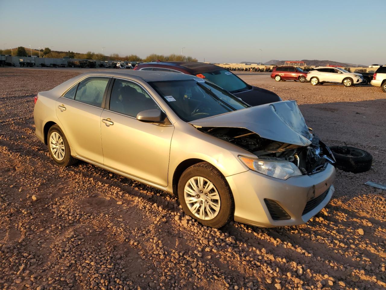 2014 Toyota Camry VIN 4T4BF1FK4ER437913 Copart auction photo, front end damage thumbnail 4