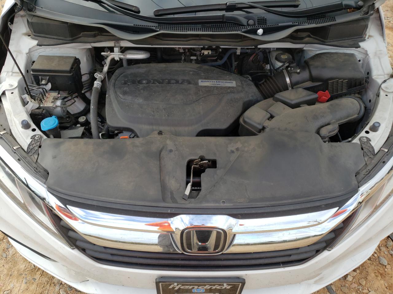 2020 Honda Odyssey VIN 5FNRL6H79LB060092 Copart auction photo, front end / side damage thumbnail 14