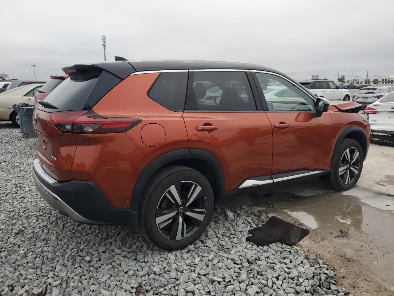 2021 Nissan Rogue VIN JN8AT3DC4MW104239 Copart auction photo, front end damage thumbnail 3