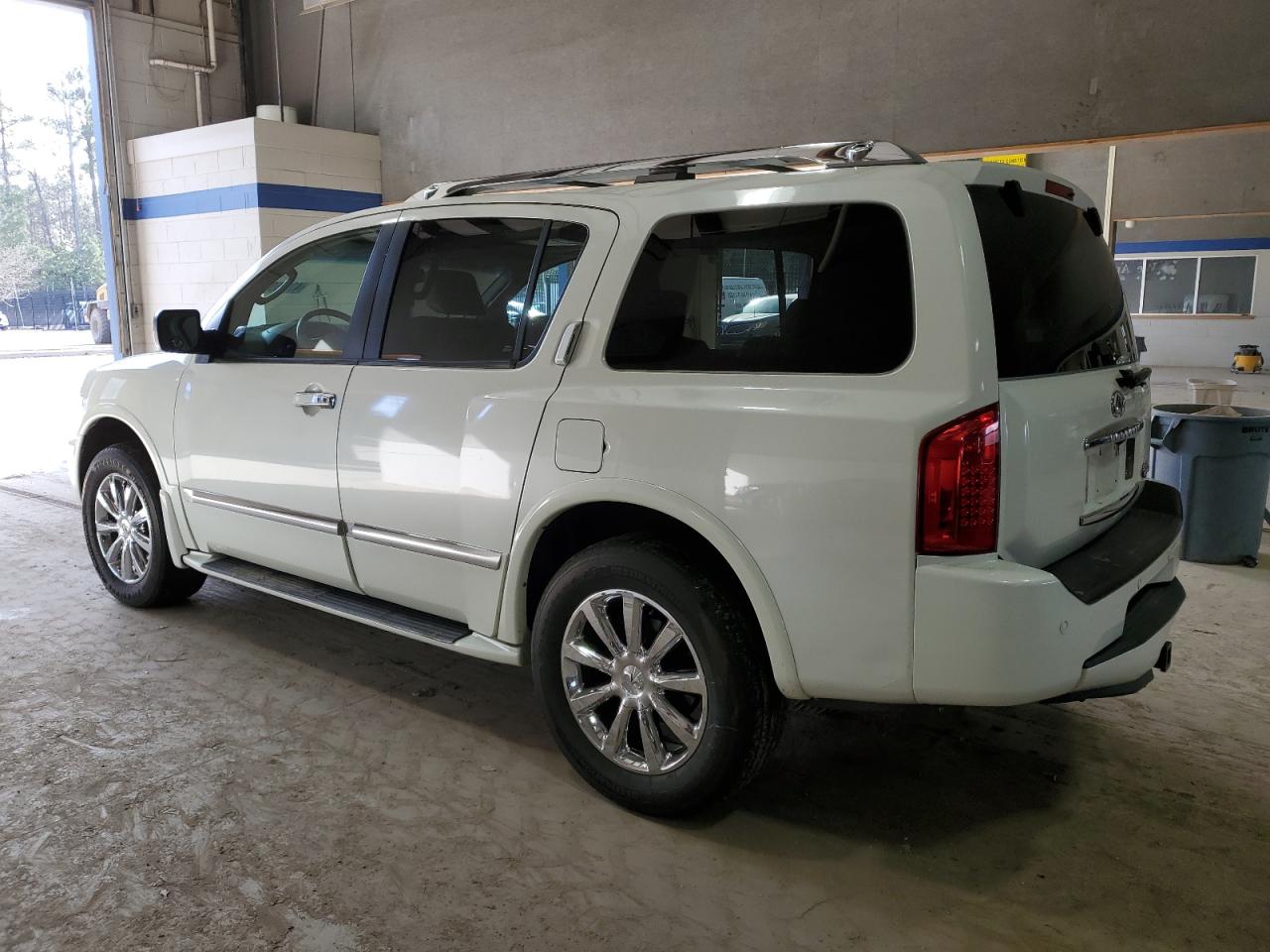 2010 Infiniti QX56 VIN 5N3ZA0NE5AN907732 Copart auction photo, front end / undercarriage damage thumbnail 2