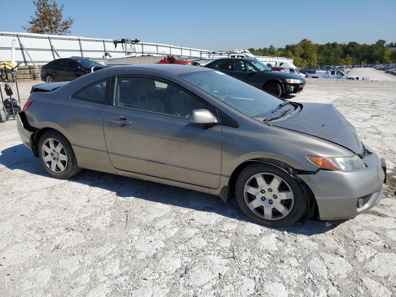 2007 Honda Civic VIN 2HGFG12667H552252 Copart auction photo, rear end / front end damage thumbnail 4