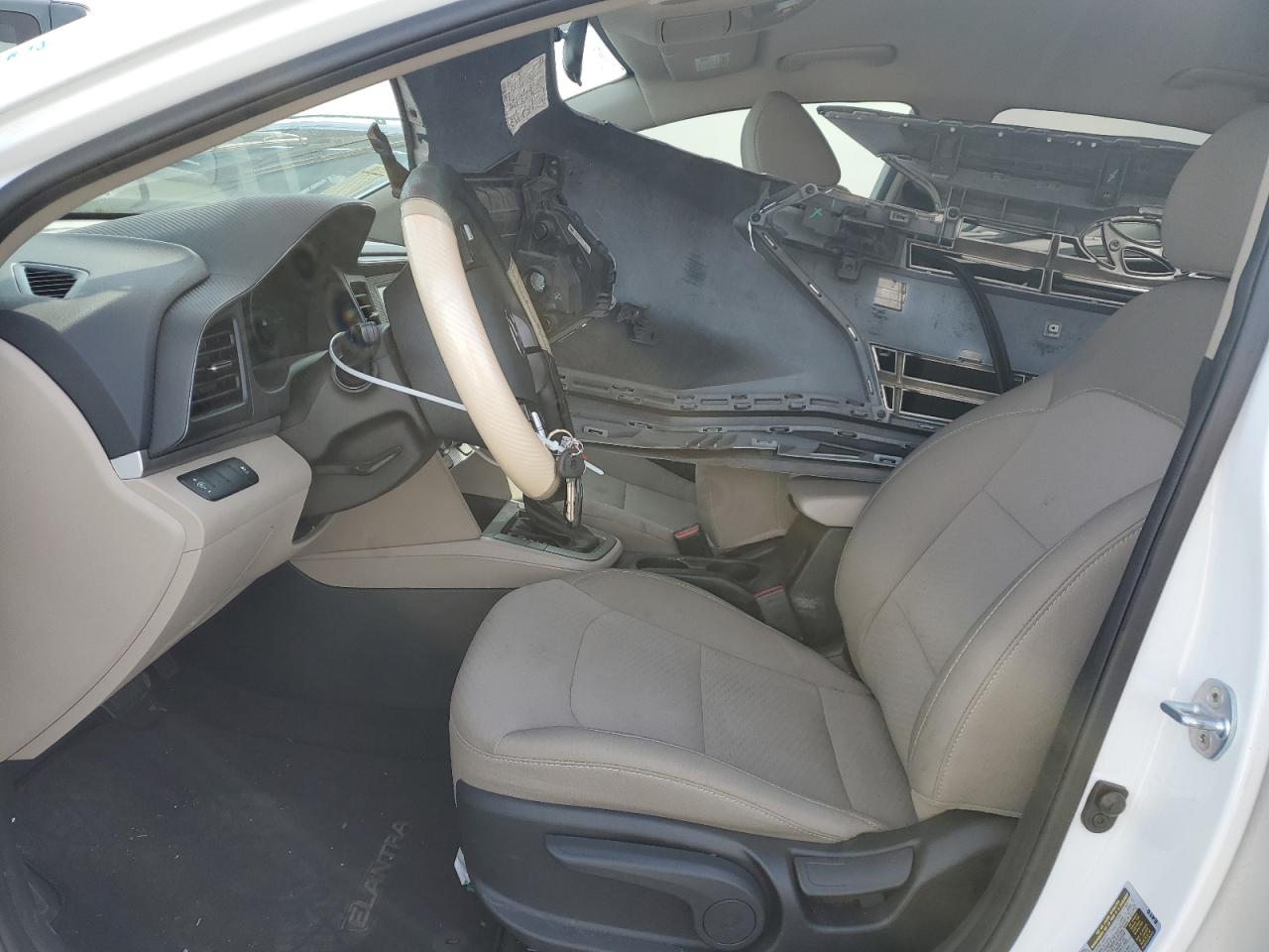 2019 Hyundai Elantra VIN 5NPD74LF0KH484844 Copart auction photo, front end / side damage thumbnail 7