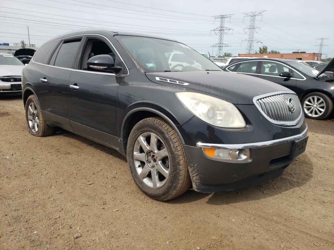 2009 Buick Enclave VIN 5GAEV23D99J151350 Copart auction photo, side / rear end damage thumbnail 4