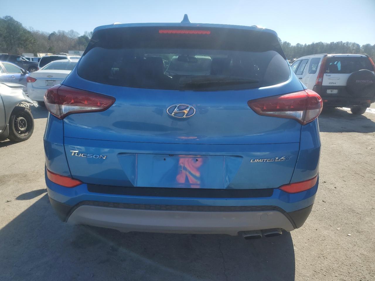 2017 Hyundai Tucson VIN KM8J33A24HU408904 Copart auction photo, front end / undercarriage damage thumbnail 6