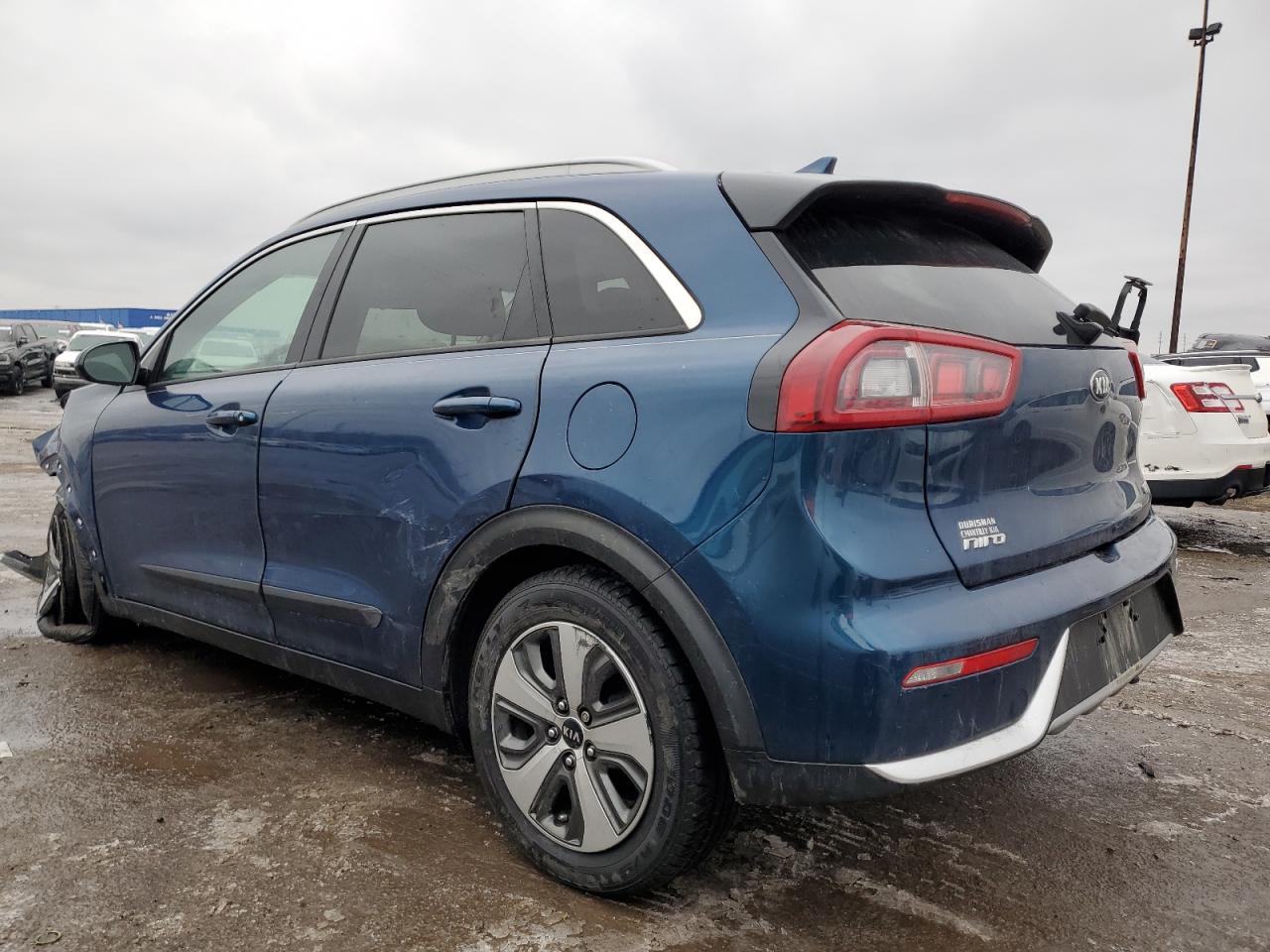 2017 KIA Niro VIN KNDCB3LCXH5094627 Copart auction photo, front end / side damage thumbnail 2