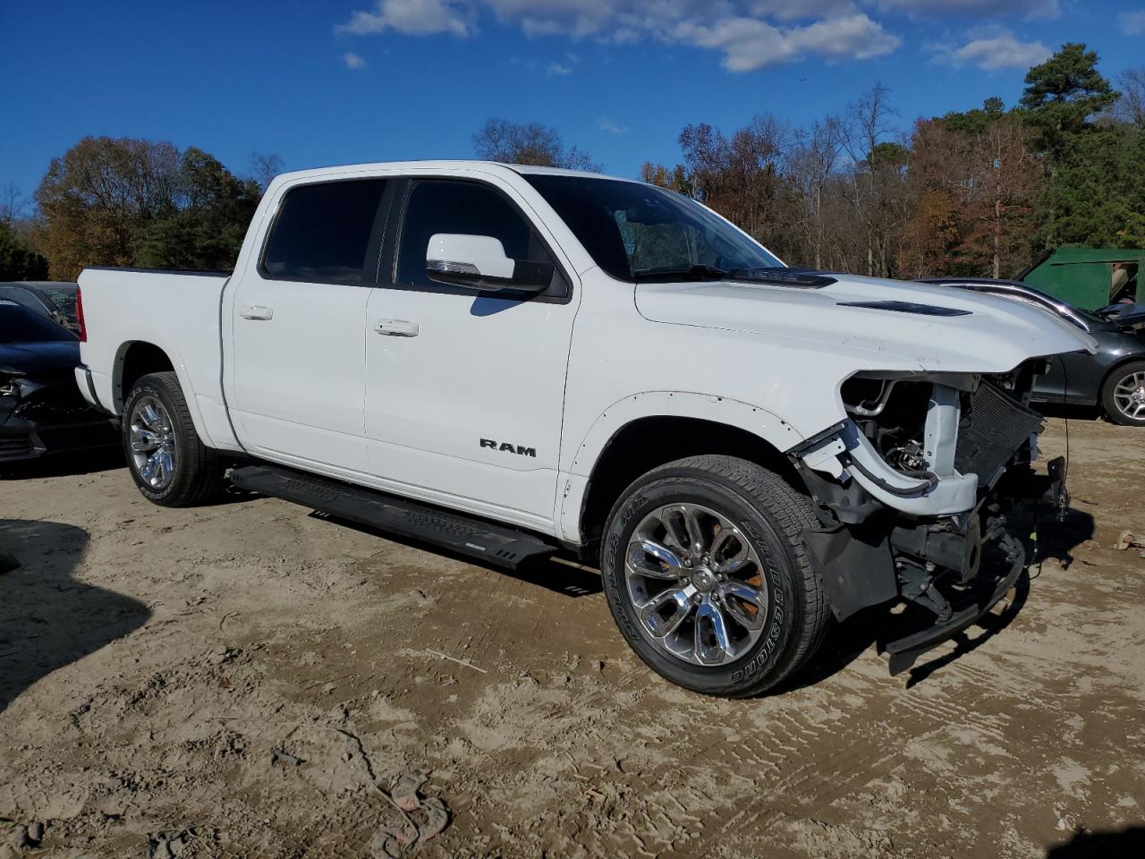 2020 RAM 1500 VIN 1C6RRFJG5LN101979 Copart auction photo, mechanical / front end damage thumbnail 4