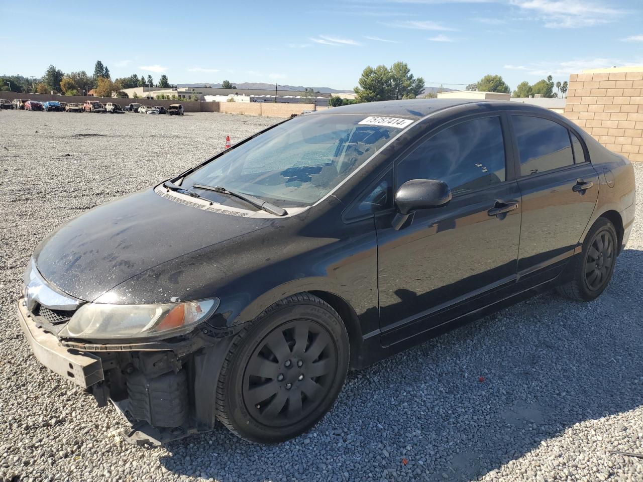 2009 Honda Civic VIN 19XFA165X9E022379