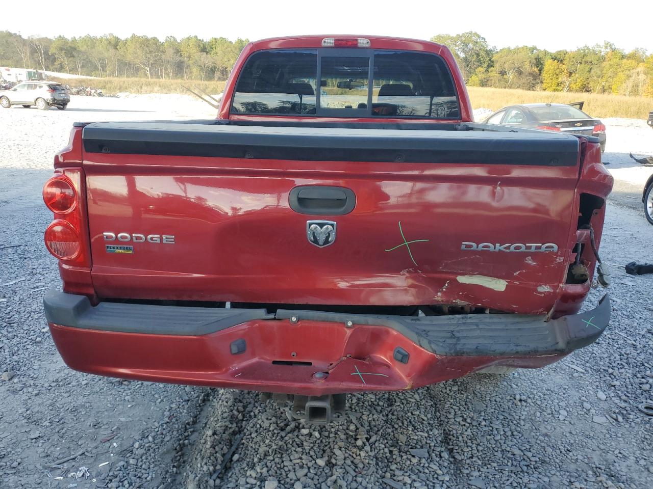2010 Dodge Dakota VIN 1D7CW3GP0AS107674 Copart auction photo, rear end damage thumbnail 6