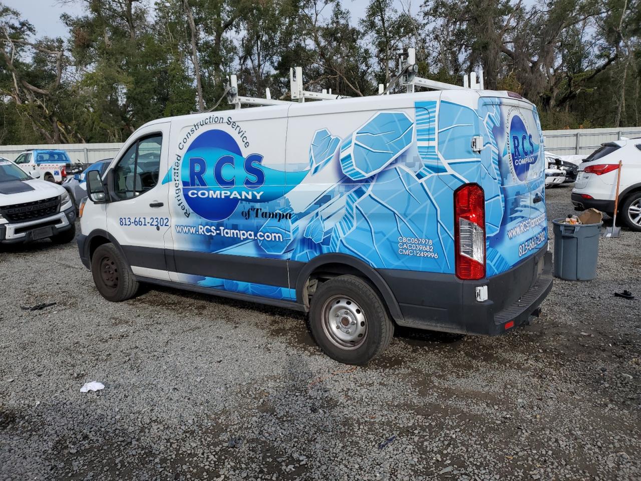 2020 Ford Transit VIN 1FTBR1Y86LKB35538 Copart auction photo, front end / undercarriage damage thumbnail 2