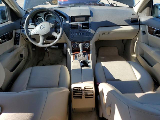 2010 Mercedes-Benz C-klasse VIN WDDGF8BB2AR116880 Copart auction photo, front end damage thumbnail 8
